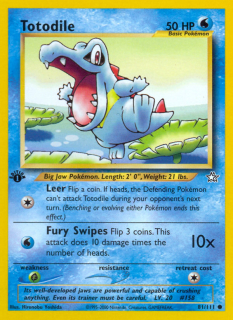 Totodile 81/111 (1st Edition)