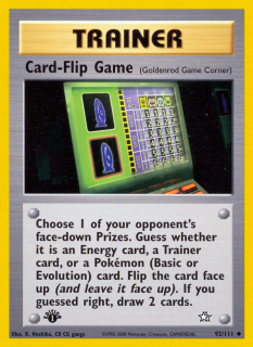 Card-Flip Game 92/111 (1st Edition)
