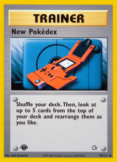 New Pokédex 95/111 (1st Edition)