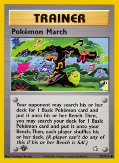 Pokémon March 102/111 (1st Edition)