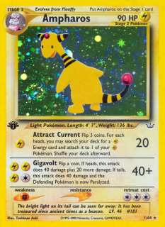 Ampharos 1/66 (1st Edition)