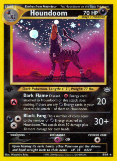 Houndoom 8/66 (1st Edition)
