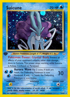 Suicune 14/66 (1st Edition)