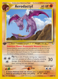 Aerodactyl 15/66 (1st Edition)