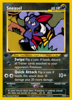 Sneasel 24/66 (1st Edition)