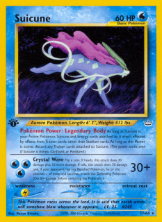 Suicune 27/66 (1st Edition)