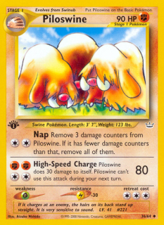 Piloswine 36/66 (1st Edition)