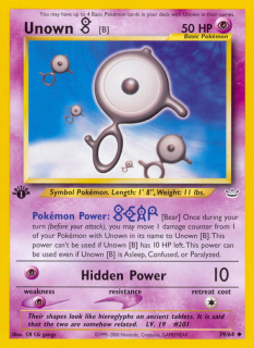 Unown B 39/66 (1st Edition)