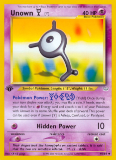 Unown Y 40/66 (1st Edition)