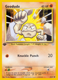 Geodude 44/66 (1st Edition)