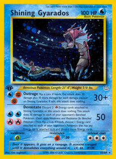 Shining Gyarados 65/66 (1st Edition)