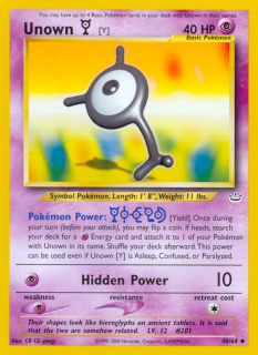 Unown Y 40/66