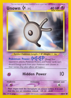 Unown K 58/66