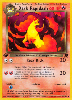 Dark Rapidash 44/82 (1st Edition)