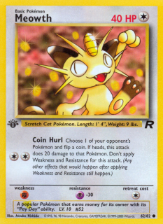 Meowth 62/82 (1st Edition)