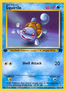 Squirtle 68/82 (1st Edition)