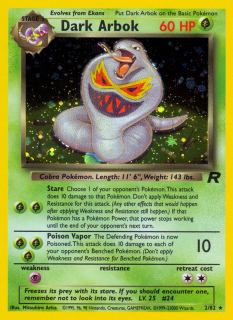 Dark Arbok 2/82