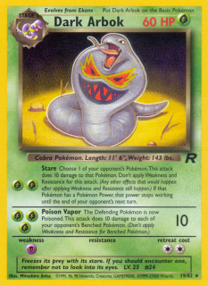 Dark Arbok 19/82