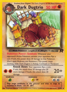 Dark Dugtrio 23/82
