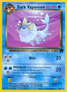 Dark Vaporeon 45/82