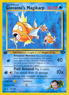 Giovanni's Magikarp 73/132 (1st Edition)
