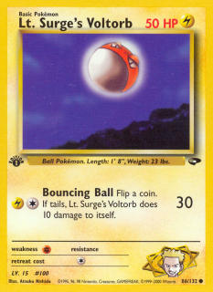 Lt. Surge's Voltorb 86/132 (1st Edition)