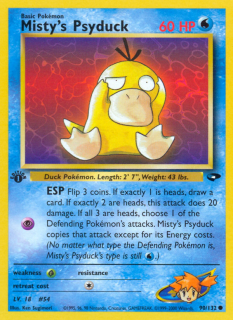 Misty's Psyduck 90/132 (1st Edition)