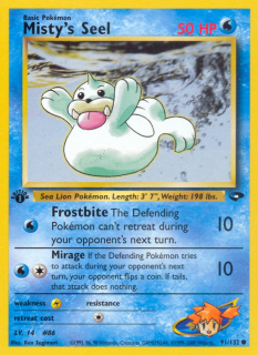 Misty's Seel 91/132 (1st Edition)