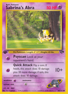 Sabrina's Abra 94/132 (1st Edition)