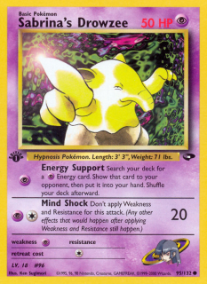 Sabrina's Drowzee 95/132 (1st Edition)
