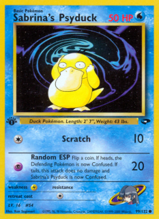 Sabrina's Psyduck 99/132 (1st Edition)