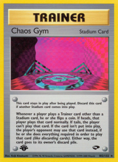 Chaos Gym 102/132 (1st Edition)
