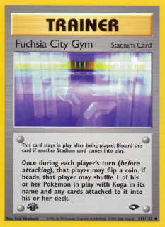 Fuchsia City Gym 114/132 (1st Edition)