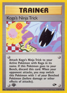 Koga's Ninja Trick 115/132 (1st Edition)