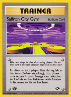 Saffron City Gym 122/132 (1st Edition)