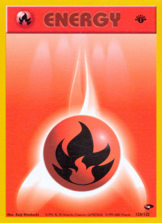 Fire Energy 128/132 (1st Edition)
