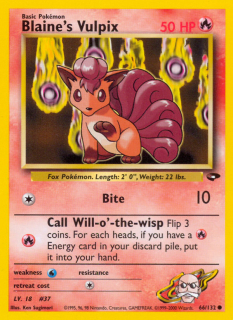 Blaine's Vulpix 66/132