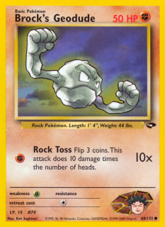 Brock's Geodude 68/132