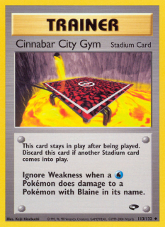 Cinnabar City Gym 113/132