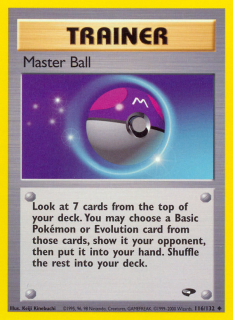 Master Ball 116/132
