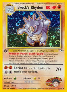 Brock's Rhydon 2/132 (1st Edition)