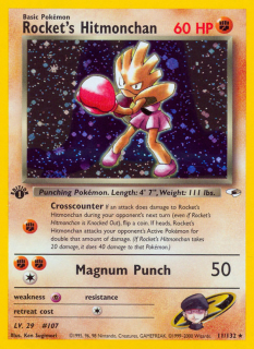 Rocket's Hitmonchan 11/132 (1st Edition)