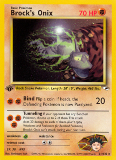 Brock's Onix 21/132 (1st Edition)