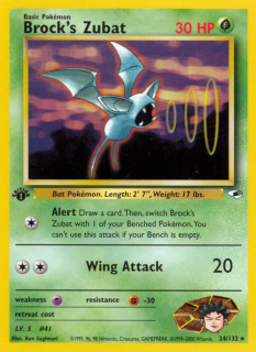 Brock's Zubat 24/132 (1st Edition)