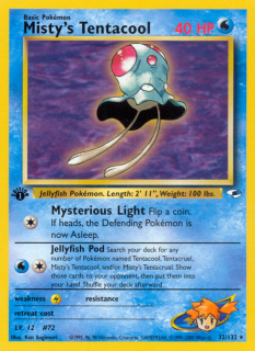 Misty's Tentacool 32/132 (1st Edition)