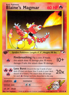 Blaine's Magmar 37/132 (1st Edition)