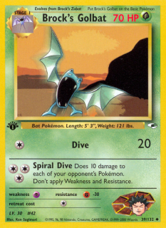Brock's Golbat 39/132 (1st Edition)