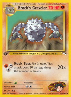 Brock's Graveler 40/132 (1st Edition)