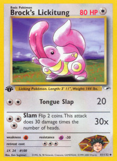 Brock's Lickitung 41/132 (1st Edition)