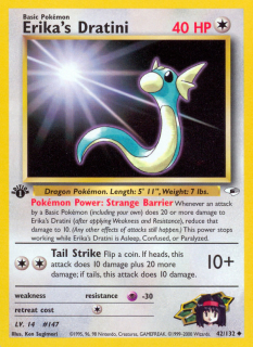 Erika's Dratini 42/132 (1st Edition)
